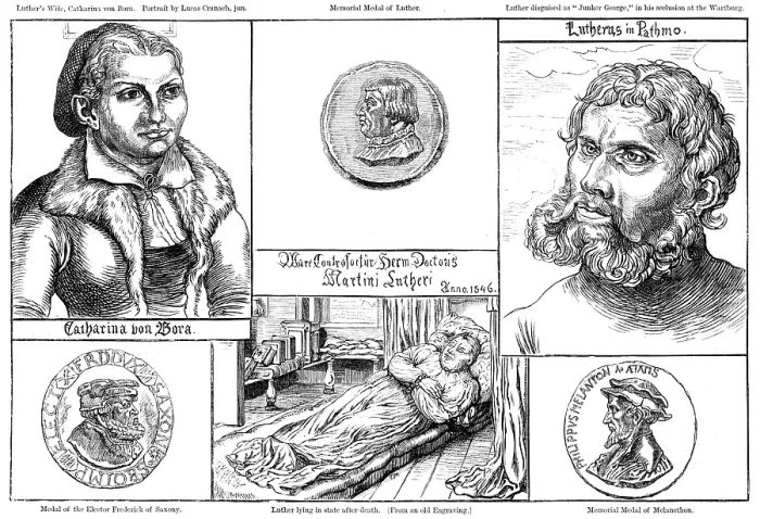 Framed Print : The Luther Celebration: Memorials of Luther - from the Luther Exhibition at the British Museum, 1883 Creator: Unknown Framed Print : The Luther Celebration: Memorials of Luther - from the Luther Exhibition at the British Museum, 1883 Creator: Unknown