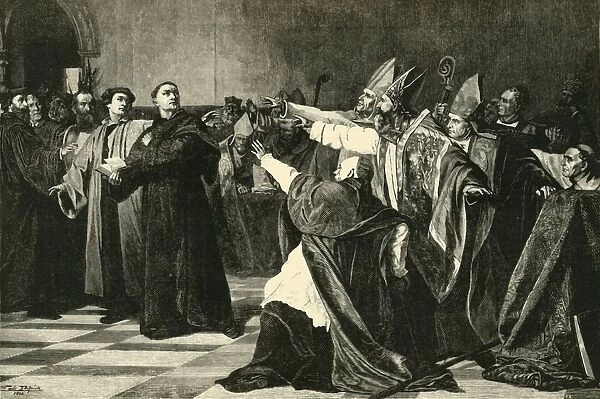 Luther at the Diet of Worms, 1521, (1890). Creator: Unknown