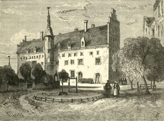 Framed Print : Luthers House, Wittenberg, 1890. Creator: Unknown Framed Print : Luthers House, Wittenberg, 1890. Creator: Unknown