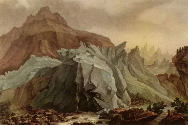 The Lütschinen Issuing from the Lower Grindelwald Glacier, 1782-1785, (1946)