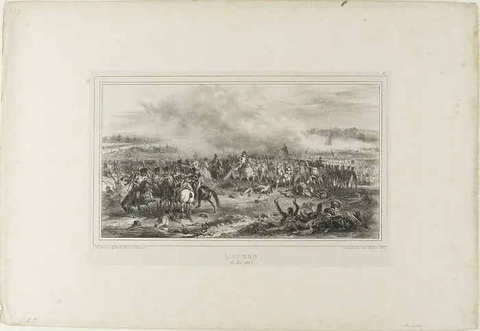 Framed Print : Lutzen, May 2, 1813, 1831. Creator: Auguste Raffet Framed Print : Lutzen, May 2, 1813, 1831. Creator: Auguste Raffet
