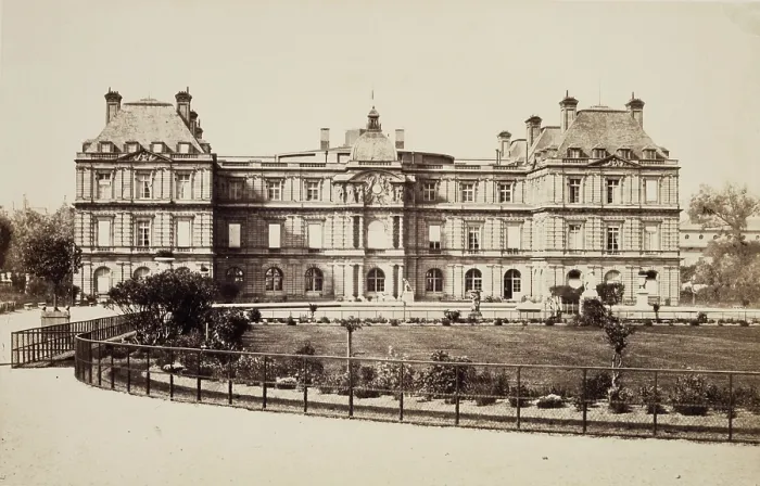 Framed Print : Luxembourg Palace, Paris, between 1860 and 1870. Creator: Edouard Baldus Framed Print : Luxembourg Palace, Paris, between 1860 and 1870. Creator: Edouard Baldus