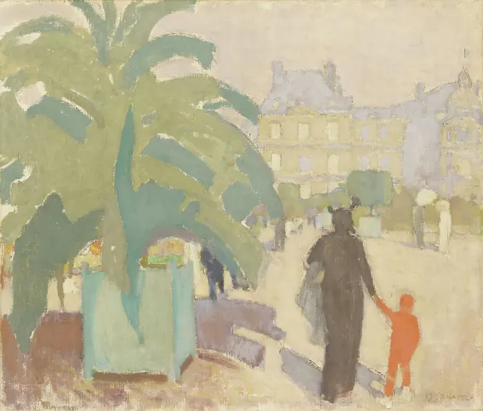 Framed Print : Luxembourg Park, 1913. Creator: Oskari Paatela Framed Print : Luxembourg Park, 1913. Creator: Oskari Paatela