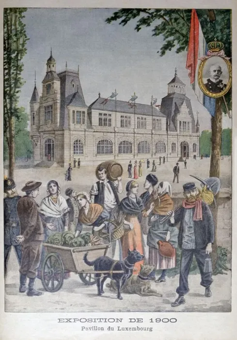 Framed Print : The Luxembourg pavilion at the Universal Exhibition of 1900, Paris, 1900 Framed Print : The Luxembourg pavilion at the Universal Exhibition of 1900, Paris, 1900