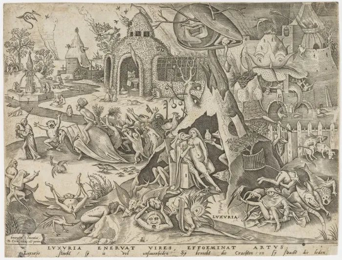 Framed Print : Luxuria or Lust, 1558 Framed Print : Luxuria or Lust, 1558