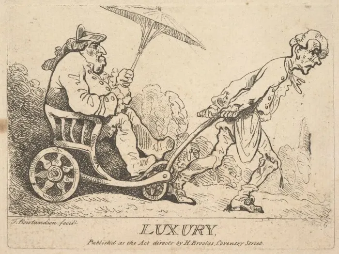 Framed Print : Luxury, [1781] reissued 1786-95. Creator: Thomas Rowlandson