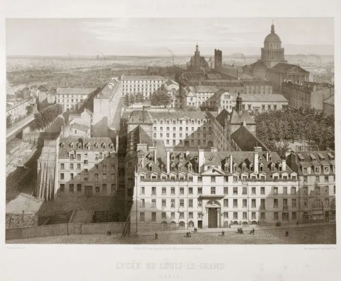 Framed Print : Lycee de Louis-le-Grand, Paris, 1867 Framed Print : Lycee de Louis-le-Grand, Paris, 1867