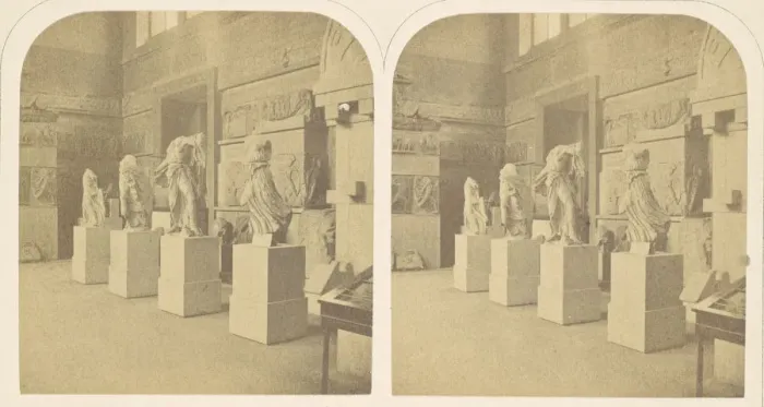Framed Print : The Lycian Saloon, British Museum, 1850s. Creator: Roger Fenton Framed Print : The Lycian Saloon, British Museum, 1850s. Creator: Roger Fenton