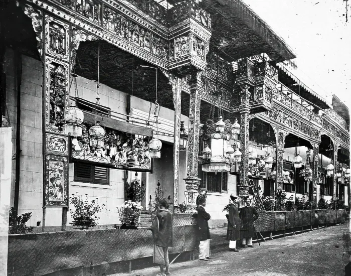 Framed Print : Lyndhurst Terrace, Hong Kong, 1869, (1981). Creator: Unknown Framed Print : Lyndhurst Terrace, Hong Kong, 1869, (1981). Creator: Unknown