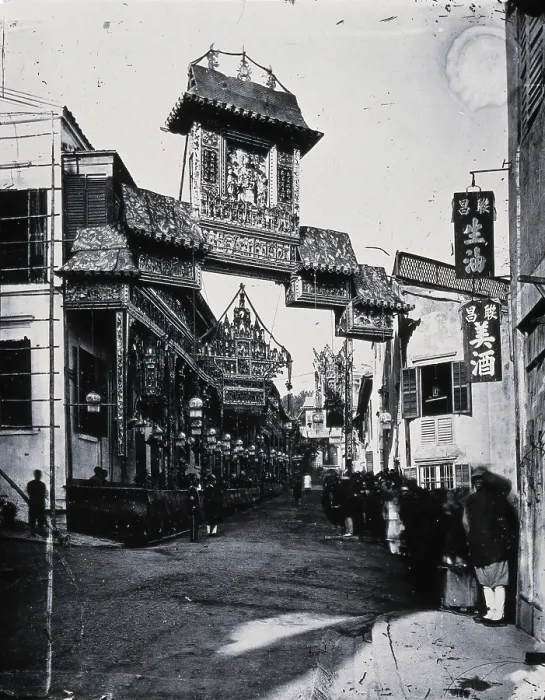 Framed Print : Lyndhurst Terrace, Hong Kong, c1869, (1981). Creator: Unknown Framed Print : Lyndhurst Terrace, Hong Kong, c1869, (1981). Creator: Unknown