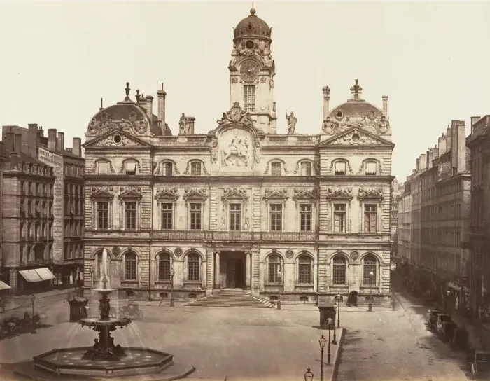 Framed Print : Lyon, Hotel de Ville, ca. 1861. Creator: Edouard Baldus