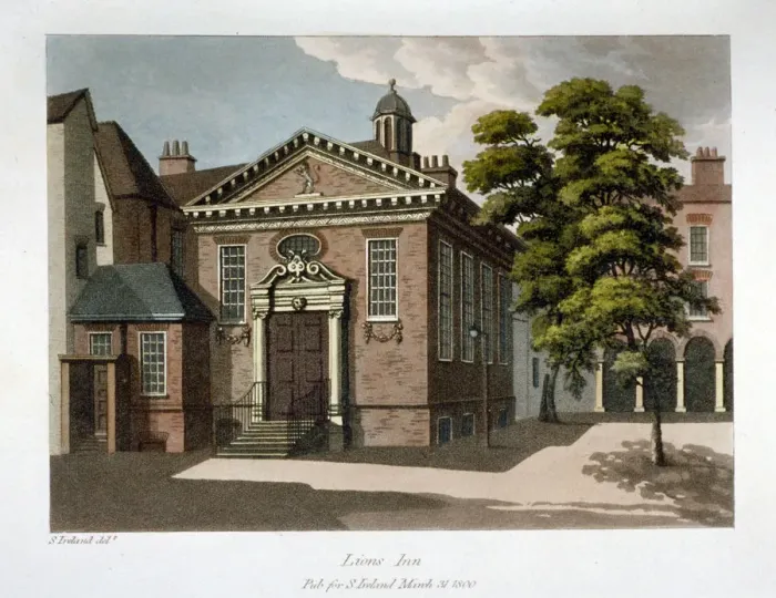Framed Print : Lyons Inn, Westminster, London, 1800 Framed Print : Lyons Inn, Westminster, London, 1800