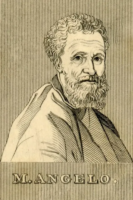 Framed Print : M. Angelo, (1475-1564), 1830. Creator: Unknown Framed Print : M. Angelo, (1475-1564), 1830. Creator: Unknown