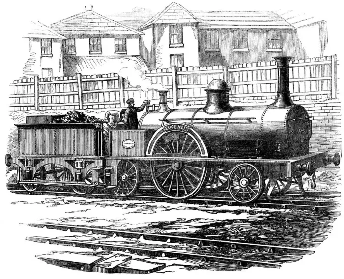 Framed Print : M Connells British locomotive machine, presented at the Exposition Universelle in Paris, June 1855 Framed Print : M Connells British locomotive machine, presented at the Exposition Universelle in Paris, June 1855