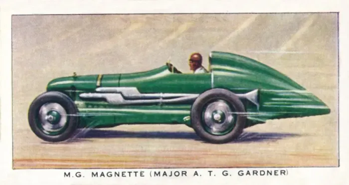 Framed Print : M. G. Magnette (Major A. T. G. Gardner), 1938 Framed Print : M. G. Magnette (Major A. T. G. Gardner), 1938