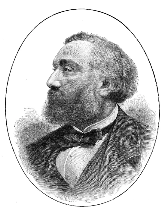 Framed Print : M. Leon Gambetta, Prime Minister of the French Republic, 1881. Creator: Unknown Framed Print : M. Leon Gambetta, Prime Minister of the French Republic, 1881. Creator: Unknown