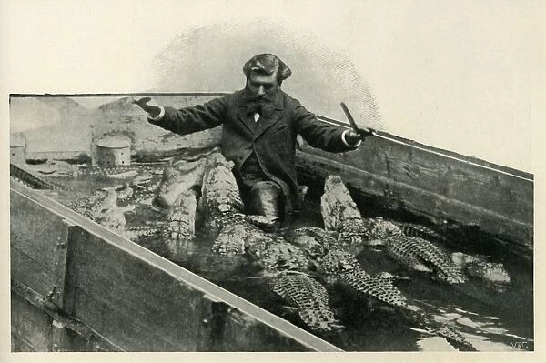 M. Pernelet and his Pets, 1902. Creator: Unknown