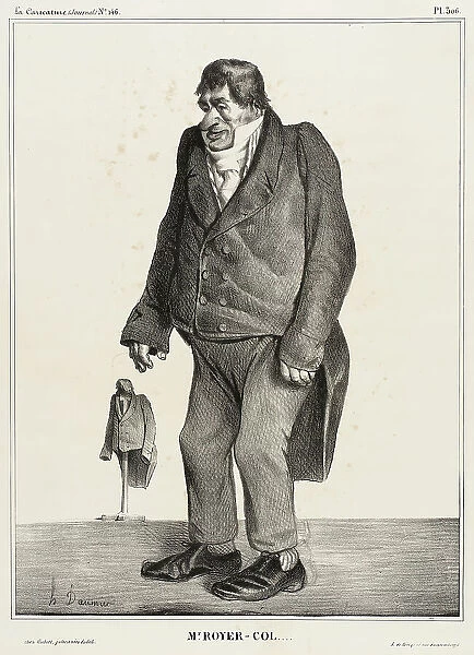 M. Royer-Col... 1833. Creator: Honore Daumier