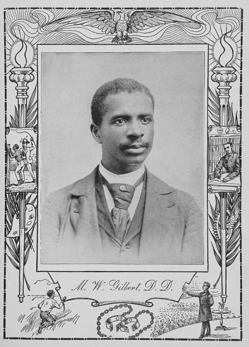 Framed Print : M. W. Gilbert, D. D. [recto], 1902. Creator: Unknown
