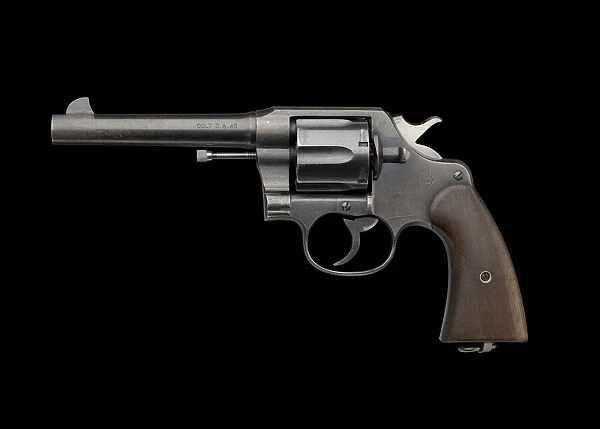 M1917 Revolver issued by US Army during WWI to Charles H. Houston, Jan 2018