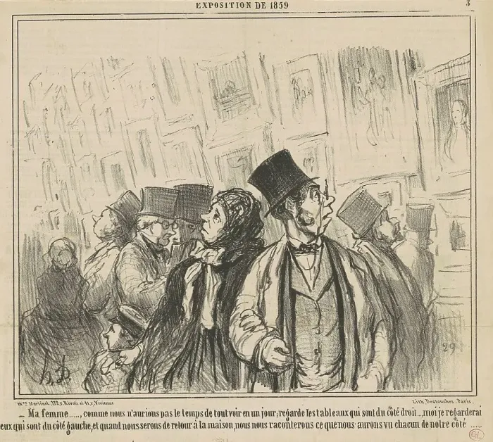 Framed Print : Ma femme... comme nous n'aurions pas... 19th century. Creator: Honore Daumier Framed Print : Ma femme... comme nous n'aurions pas... 19th century. Creator: Honore Daumier