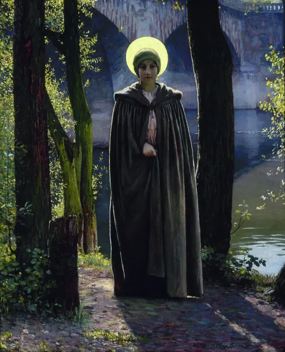 Framed Print : Ma patronne, c.1903. Creator: Louis Welden Hawkins Framed Print : Ma patronne, c.1903. Creator: Louis Welden Hawkins