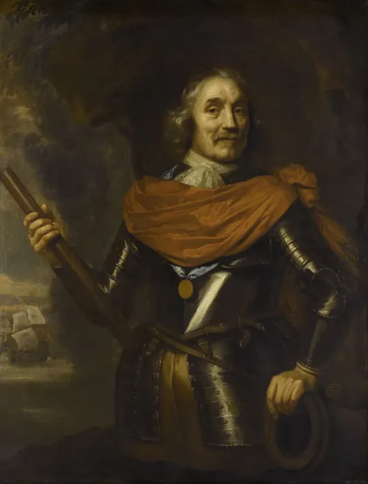 Framed Print : Maarten Harpertszoon Tromp (1597-1653), Dutch Admiral, 1653. Artist: Lievens, Jan (1607-1674) Framed Print : Maarten Harpertszoon Tromp (1597-1653), Dutch Admiral, 1653. Artist: Lievens, Jan (1607-1674)