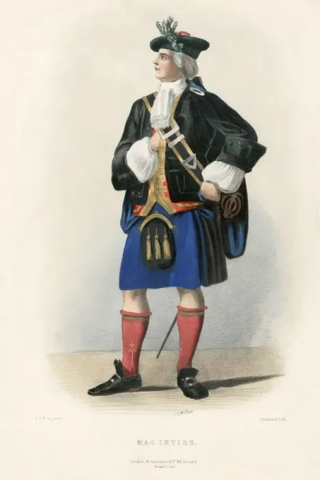 Framed Print : Mac Intire, from The Clans of the Scottish Highlands, pub. 1845 (colour lithograph) Framed Print : Mac Intire, from The Clans of the Scottish Highlands, pub. 1845 (colour lithograph)