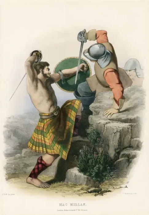 Framed Print : Mac Millan, from The Clans of the Scottish Highlands, pub. 1845 (colour lithograph) Framed Print : Mac Millan, from The Clans of the Scottish Highlands, pub. 1845 (colour lithograph)