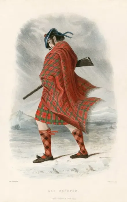 Framed Print : Mac Nachtan, from The Clans of the Scottish Highlands, pub. 1845 (colour lithograph) Framed Print : Mac Nachtan, from The Clans of the Scottish Highlands, pub. 1845 (colour lithograph)