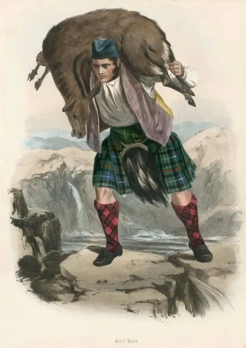 Framed Print : Mac Rae, from The Clans of the Scottish Highlands, pub. 1845 (colour lithograph) Framed Print : Mac Rae, from The Clans of the Scottish Highlands, pub. 1845 (colour lithograph)