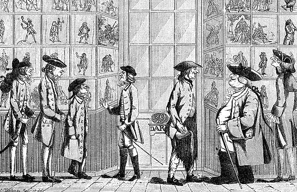 The Macaroni Print Shop, 1772