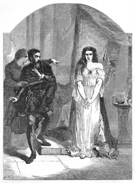 Framed Print : Macbeth Act V. Scene I, c1870. Artist: Henry Linton Framed Print : Macbeth Act V. Scene I, c1870. Artist: Henry Linton