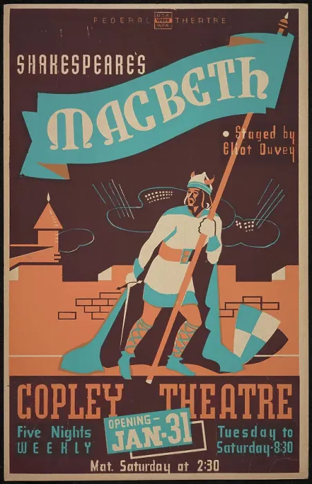 Framed Print : Macbeth, Boston, 1939. Creator: Unknown Framed Print : Macbeth, Boston, 1939. Creator: Unknown
