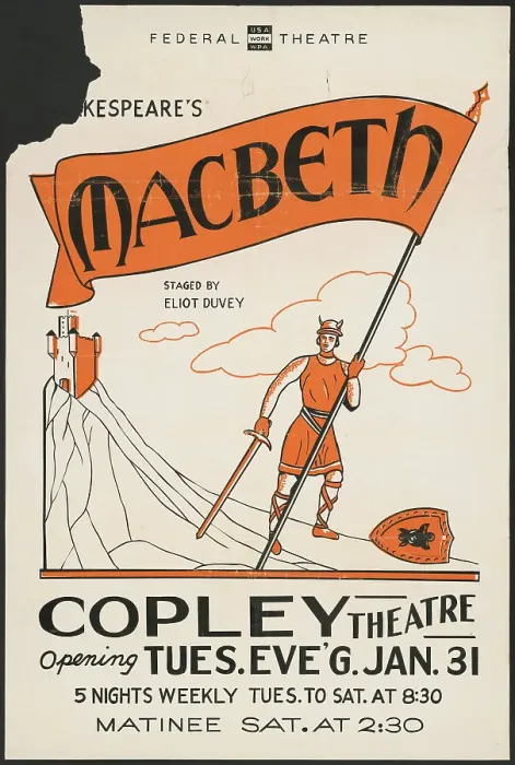 Framed Print : Macbeth, Boston, 1939. Creator: Unknown