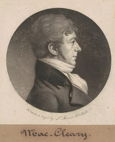 MacCleary, 1802. Creator: Charles Balthazar Julien Fevret de Saint-Memin