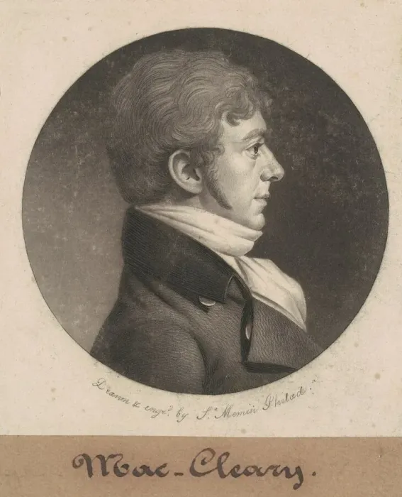 Framed Print : MacCleary, 1802. Creator: Charles Balthazar Julien Fevret de Saint-Memin Framed Print : MacCleary, 1802. Creator: Charles Balthazar Julien Fevret de Saint-Memin