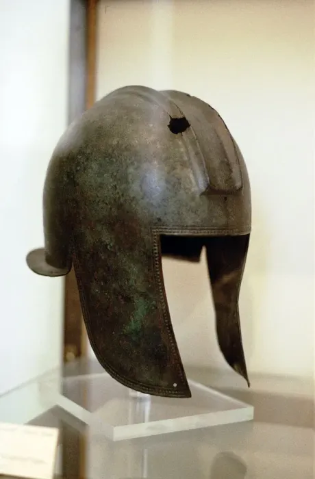 Framed Print : Macedonian helmet, 3rd century BC Framed Print : Macedonian helmet, 3rd century BC