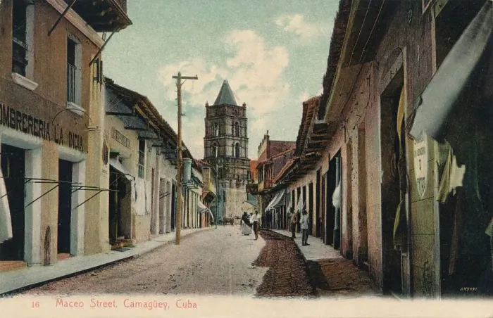 Framed Print : Maceo Street, Camaguey, Cuba, 1944 Framed Print : Maceo Street, Camaguey, Cuba, 1944