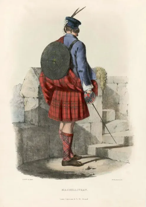 Framed Print : Macgillivray, from The Clans of the Scottish Highlands, pub. 1845 (colour lithograph) Framed Print : Macgillivray, from The Clans of the Scottish Highlands, pub. 1845 (colour lithograph)
