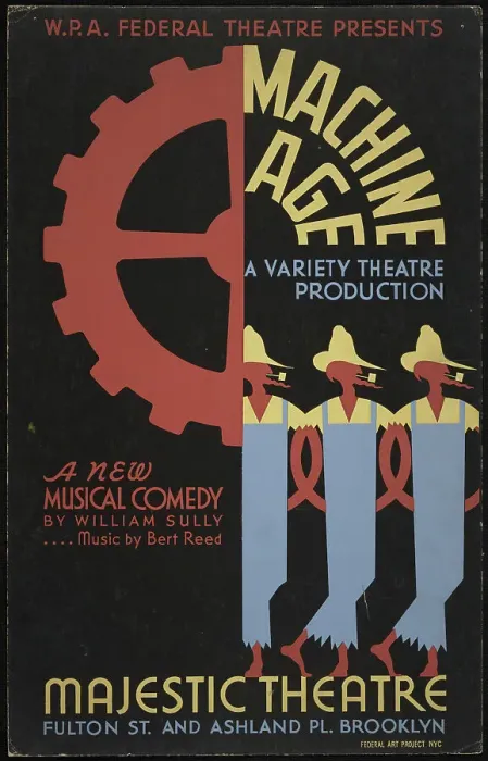 Framed Print : Machine Age, New York, 1937. Creator: Unknown Framed Print : Machine Age, New York, 1937. Creator: Unknown