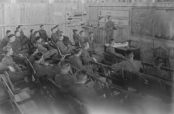 Machine gun school, 12 Dec 1917. Creator: Bain News Service
