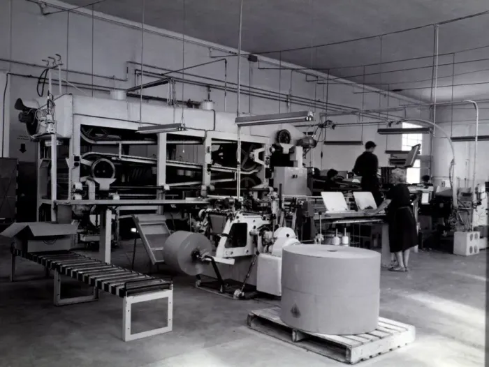 Framed Print : Machine for the header and making of wooden boxes for matches, 1940 Framed Print : Machine for the header and making of wooden boxes for matches, 1940