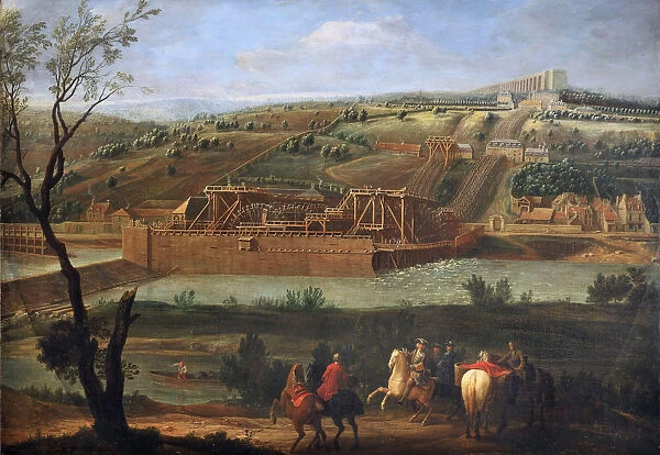 Machine of Marly and the Louveciennes Aqueduct, 1723