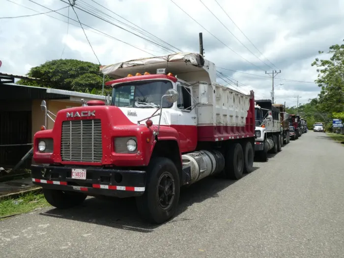 Framed Print : Mack Truck at a truck stop in Costa Rica 2018. Creator: Unknown Framed Print : Mack Truck at a truck stop in Costa Rica 2018. Creator: Unknown
