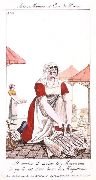 Mackerel seller, 1826