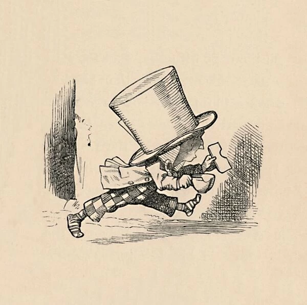 The Mad Hatter, in the chapter The Tarts, 1889. Artist: John Tenniel