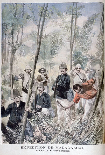 Madagascar expedition, 1895. Artist: Oswaldo Tofani