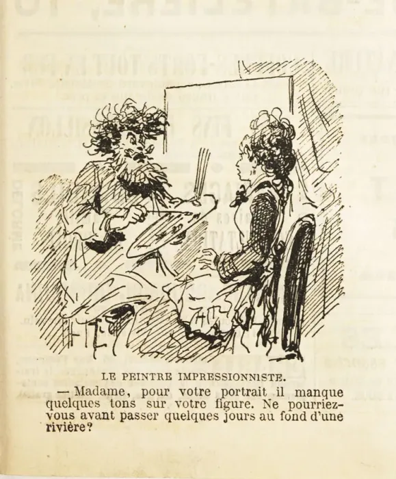 Framed Print : Madam, for your portrait there are missing a few tones on your face... 1877 Framed Print : Madam, for your portrait there are missing a few tones on your face... 1877