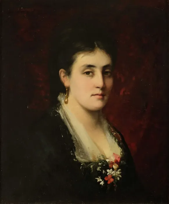 Framed Print : Madame Adrien Proust, née Jeanne Weil (1849-1905), 1880. Creator: Beauvais, Anaïs (1832-1898) Framed Print : Madame Adrien Proust, née Jeanne Weil (1849-1905), 1880. Creator: Beauvais, Anaïs (1832-1898)